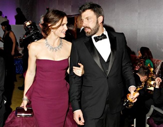 Бен Афлек и Дженифър Гарнър на  "Оскари"-те тази година   Снимка : Ройтерс
