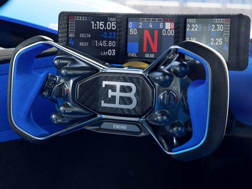 Интериорът на Bugatti Bolide, който струва 4 млн. евро (снимки)
