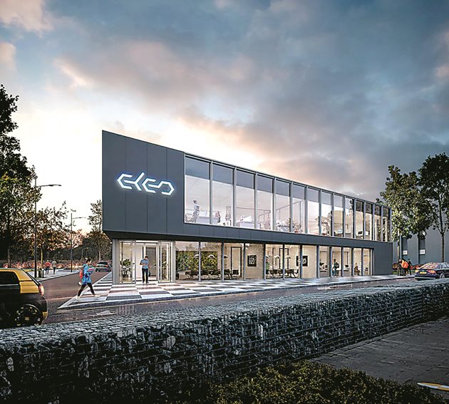 Сградата на ЕLEO, център за производство на батерии