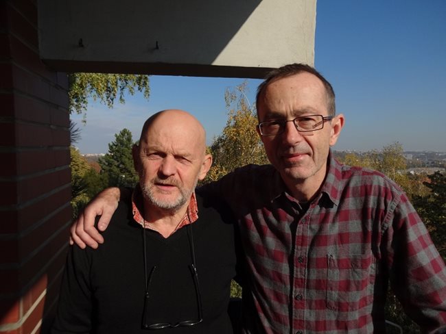 Валентин Ганев с автора Петър Зеленка