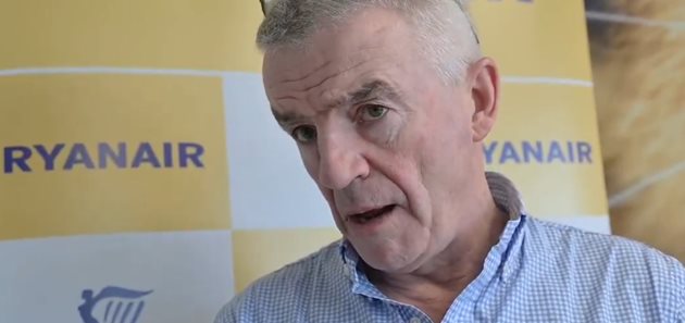 Шефът на Ryanair избягва задръствания с таксиметрова компания с една регистрирана кола