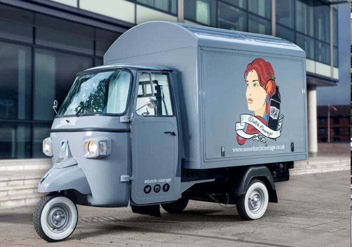 Товарната триколка Piaggio Ape. Снимка: Piaggio