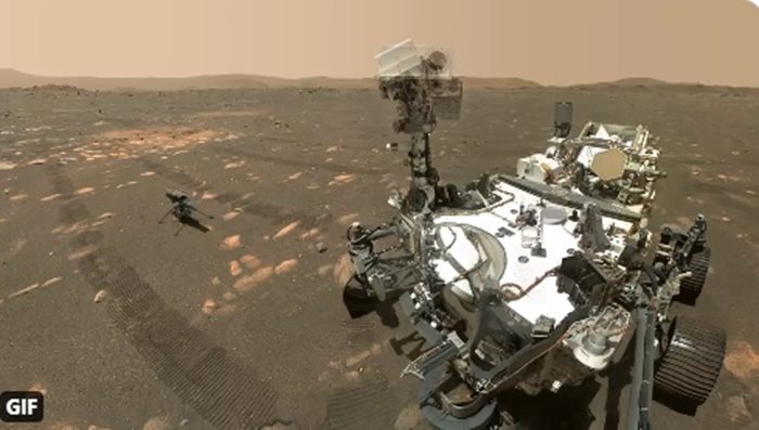 КАДЪР: NASA's Perseverance Mars Rover
