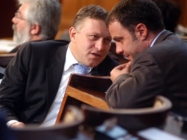 Мирослав Севлиевски и Емил Кошлуков бяха лицата на нововремците в НДСВ, които след това създадоха и своя партия.
