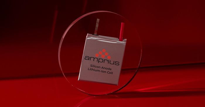 Батерията на Amprius Technologies може да се зареди на 80 процента само за 6 минути. Снимка: Amprius Technologies