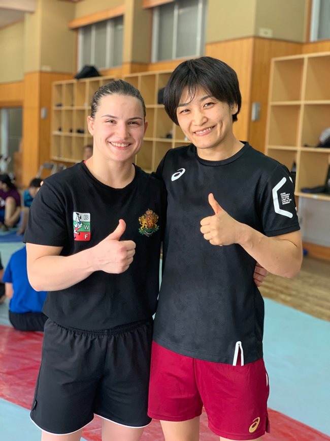Биляна Дудова тренираше преди седмица с легендата Каори Ичу в Япония