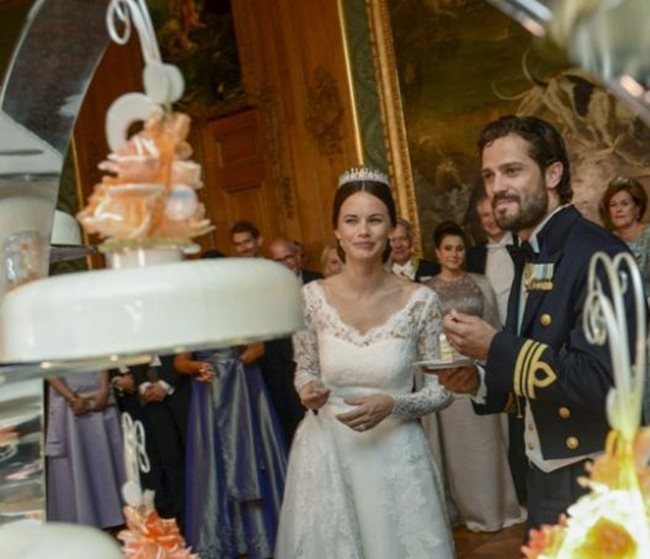 Принцеса София и принц Карл Филип Снимка: Ройтерс 13 юни, 2015г.