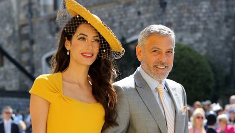 Амал Клуни сред най-елегантните гости на 
сватбата на принц Хари и Меган