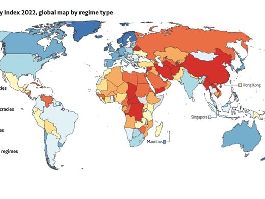 Икономист: България слиза с четири места в класацията "Индекс на демокрацията 2022"