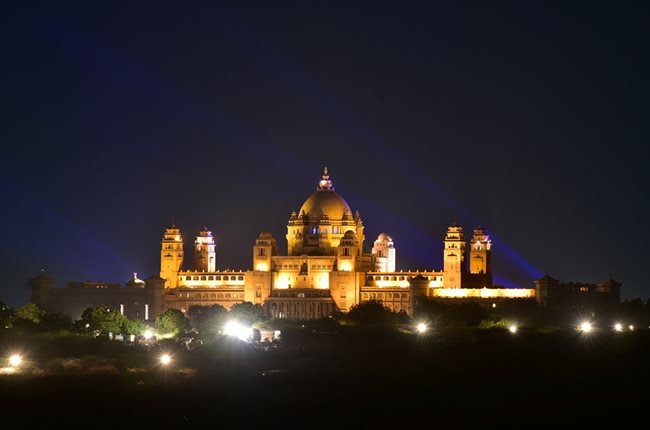 дворецът Умаид Бхаван в индийския град Джодпур