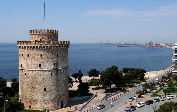 Солун е сред градовете, посещавани от хиляди туристи. СНИМКА: Ройтерс