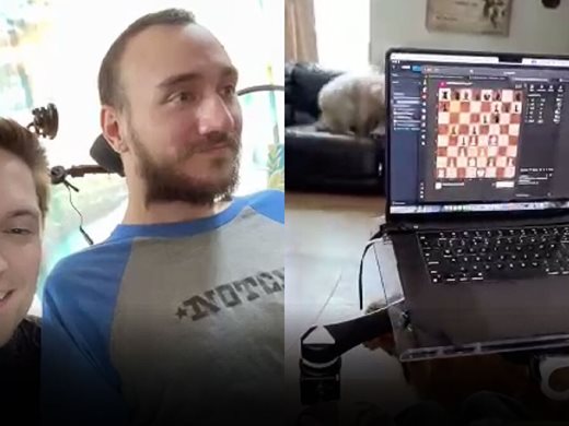С чип в мозъка от Мъск парализиран пациент показа как с мисълта си играе шах онлайн