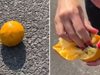 Нов трик на крадците: портокали натъпкани с пирони пред гумите на колата