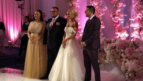 Снимки от сватбата на Гущеров и Светлана Василева