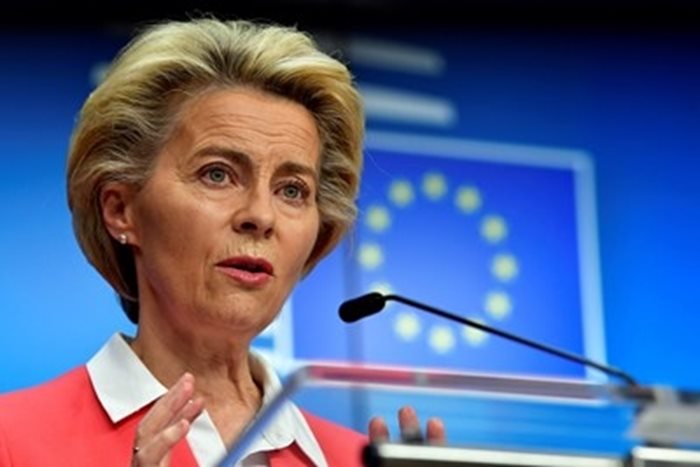 Председателят на Еврокомисията Урсула фон дер Лайен СНИМКА: Ройтерс