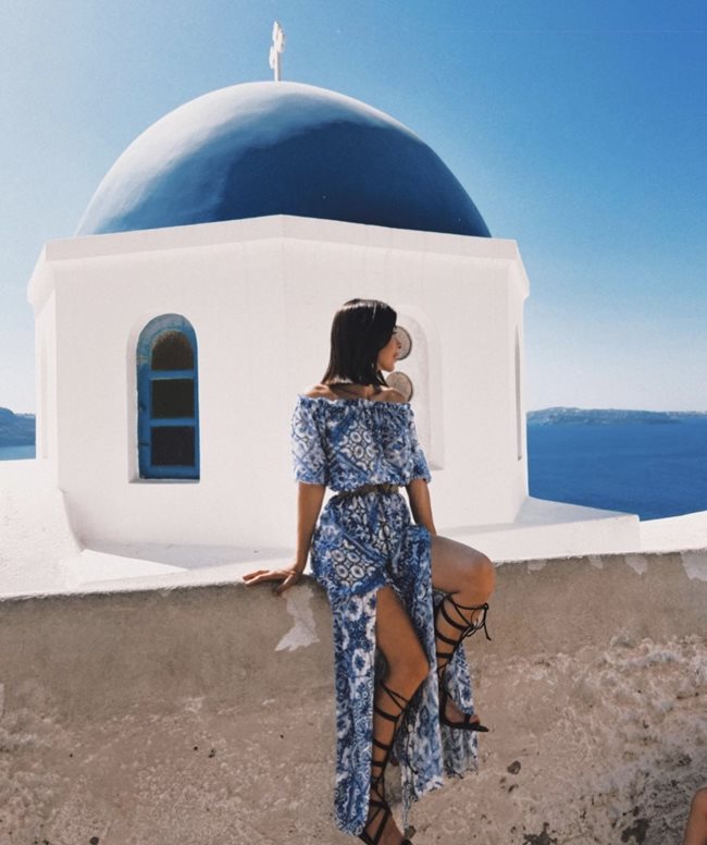 Из гръцките острови се носят ярки дрехи.
СНИМКИ: ИНСТАГРАМ