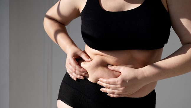 Трупането на мазнини в корема може да сигнализира за инсулинова резистентност