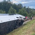 Автобус с деца се обърна на магистрала “Тракия”, има тежко ранени