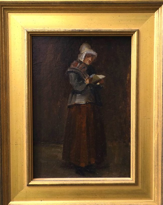 Фигура на жена, Франция, XVIII в. - една от най-ценните картини в изложбата