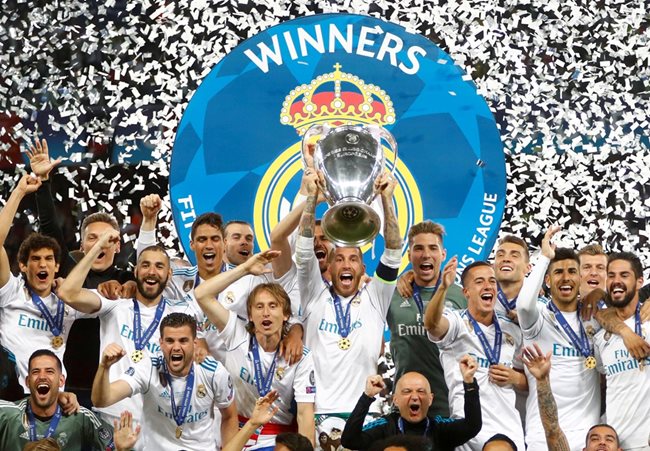 "Реал" спечели триумфира за трети пореден път в Шампионската лига