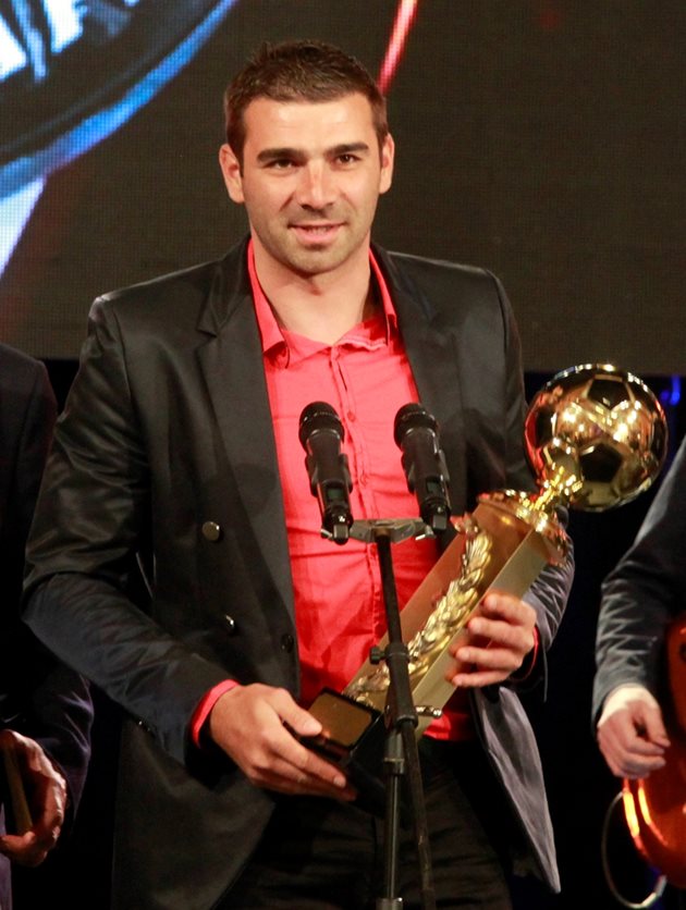 Владислав Стоянов беше избран за футболист №1 на България за 2014 година