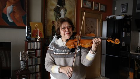 Татяна Дончева свирила на цигулка в ООН