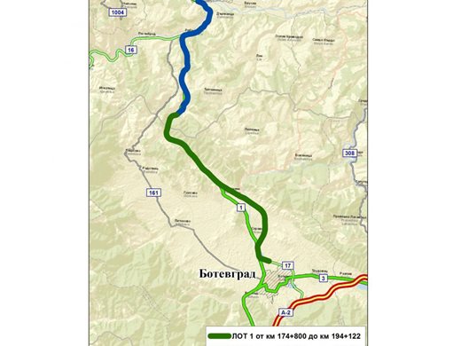 Започват скоростния път от Мездра до Ботевград