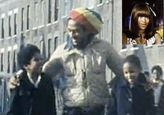 Боб Марли е прегърнал малката Наоми Кембъл в клипа на песента си Is This Love.