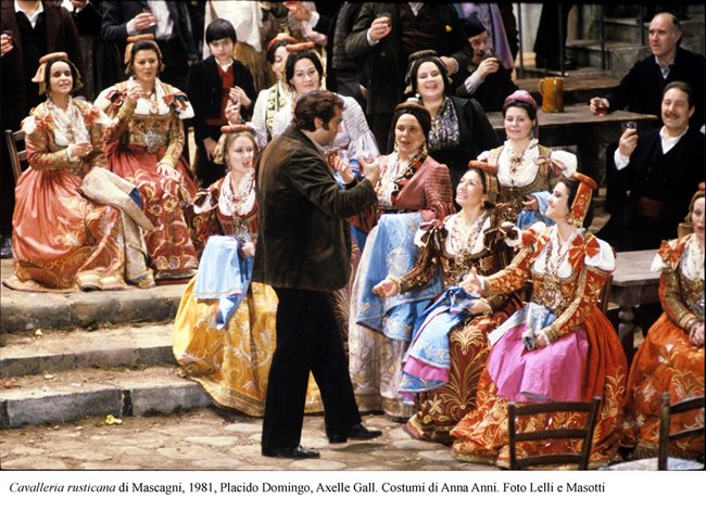 Операта "Селска чест" от Маскани в постановка от 1981 г.