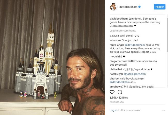 "Готов съм... Някой ще е много изненадан на сутринта" Факсимиле: Инстаграм/ davidbeckham