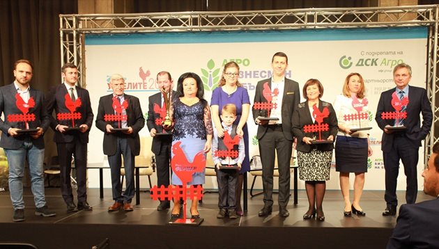 На 28-мото издание на конкурса "Агробизнесмен на България" в десет категории бяха отличени най-добрите в сектора.