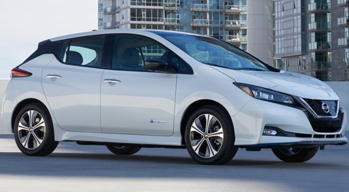 Електрическият Nissan Leaf. Снимка: Nissan