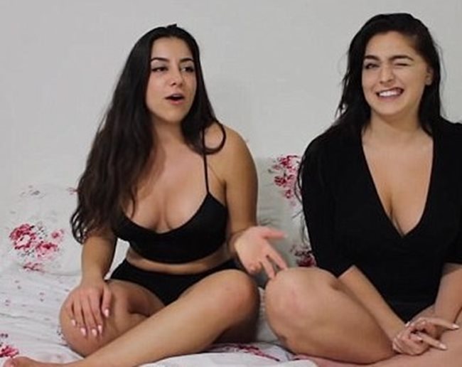 Лена Нерсесиян (вляво) и най-добрата й приятелка Емили (вдясно) Кадър: YouTube