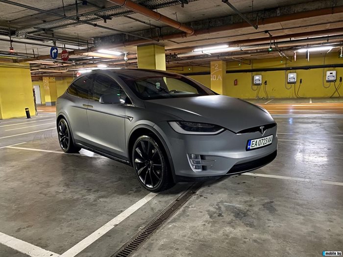 Tesla Model X e един от най-широките автомобили, предлагани на европейския пазар - 2271 мм. Снимка: Mobile.bg