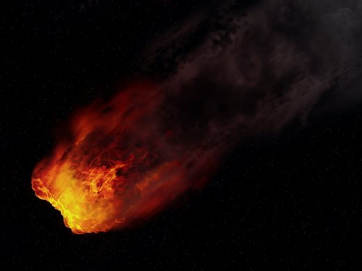Астероид, колкото половин жираф, ударил Земята край бреговете на Исландия